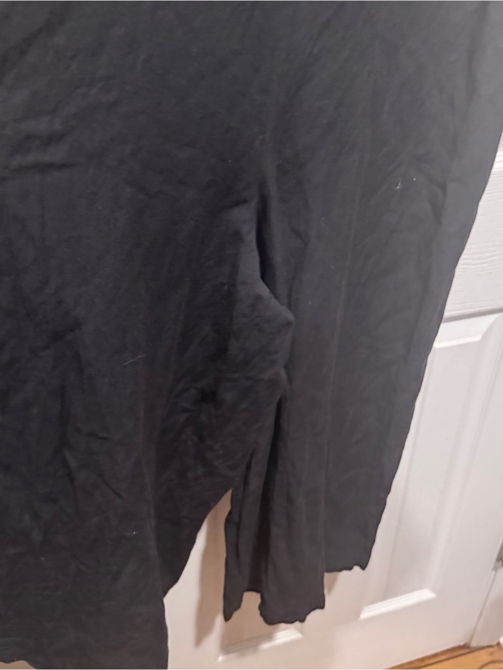 World Market Black Wide Leg Jumpsuit Sleeveless Racer Back Size Medium - Picture 3 of 6